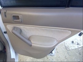 2001 HONDA CIVIC, WHITE, EX, 1.7L, VTEC, AT.  A25055